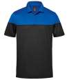 PSX-9M Stormetch Monterey Two-Tone Polo Shirt Royal Blue / Black colour image